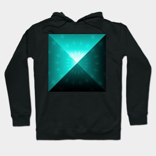 Sacred Geometry 3D Titanium Pyramid Architecture Hoodie